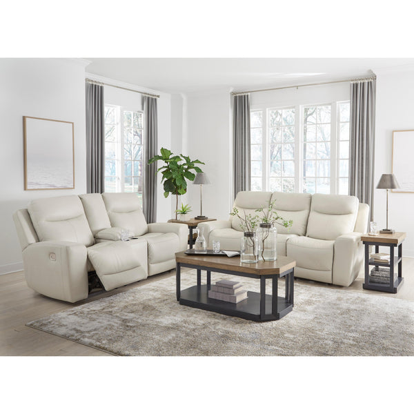 Signature Design by Ashley Mindanao U59505 2 pc Power Reclining Living Room Set - Coconut IMAGE 1