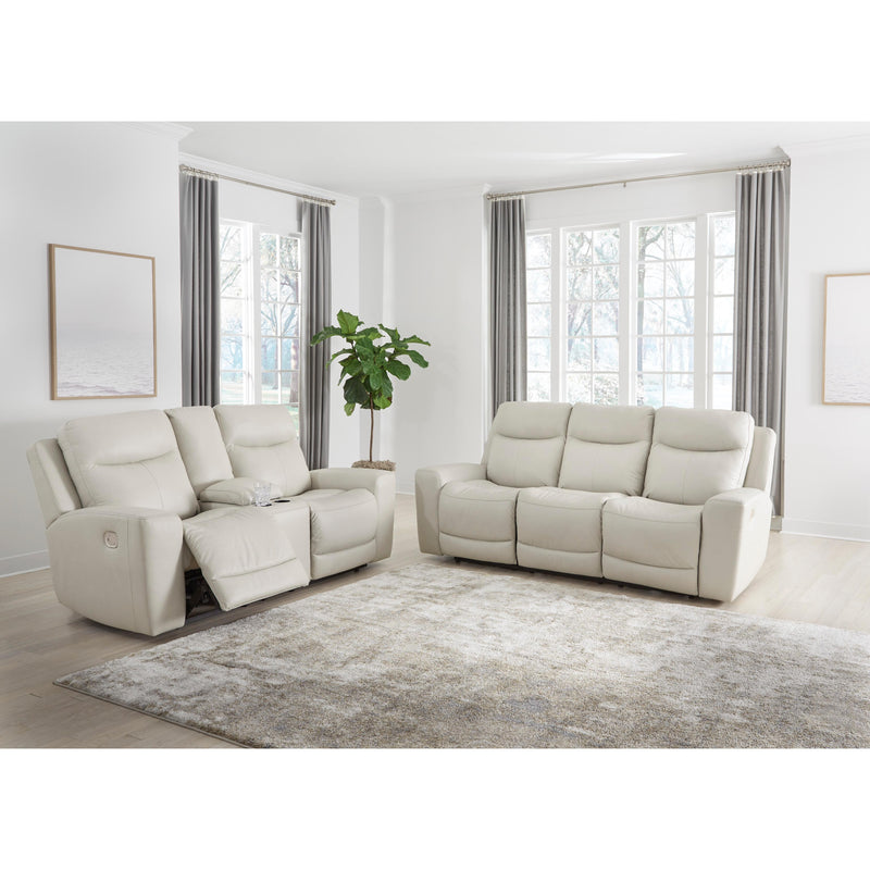 Signature Design by Ashley Mindanao U59505 2 pc Power Reclining Living Room Set - Coconut IMAGE 2