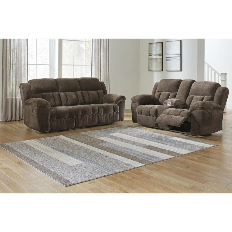  Signature Design by Ashley Frohn 37407U1 2 pc Reclining Living Room Set IMAGE 2