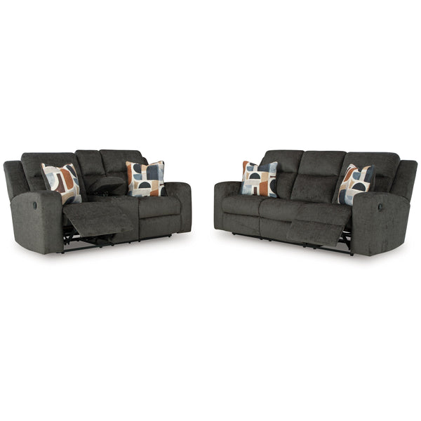  Signature Design by Ashley Kanlow 38607U1 2 pc Reclining Living Room Set IMAGE 1