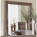  Coaster Furniture Kauffman 204194 Dresser Mirror - Washed Taupe IMAGE 1