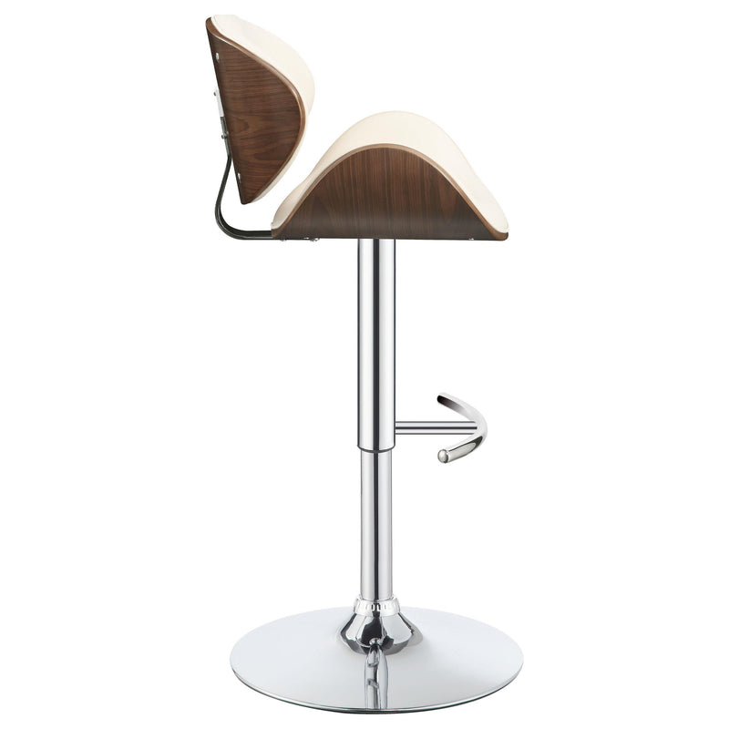  Coaster Furniture Harris 130505 Adjustable Bar Stool - Ecru and Chrome IMAGE 8