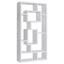  Coaster Furniture Corey 800157 71-inch 8-shelf Bookshelf - White IMAGE 1