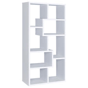 Coaster Furniture Theo 800136 71-inch 7-shelf Bookshelf - White IMAGE 4
