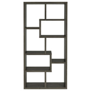 Coaster Furniture Theo 800510 71-inch 7-shelf Bookshelf - Weathered Grey IMAGE 2