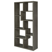 Coaster Furniture Theo 800510 71-inch 7-shelf Bookshelf - Weathered Grey IMAGE 3