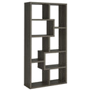 Coaster Furniture Theo 800510 71-inch 7-shelf Bookshelf - Weathered Grey IMAGE 5