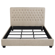 Coaster Furniture Chloe 300007KW Upholstered California King Panel Bed - Oatmeal IMAGE 3