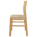  Coaster Furniture Bucknell 130006 3-piece Round Drop Leaf Dining Table Set - Natural IMAGE 7