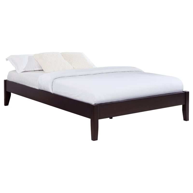  Coaster Furniture Hounslow 300555F Full Universal Platform Bed - Cappuccino IMAGE 2