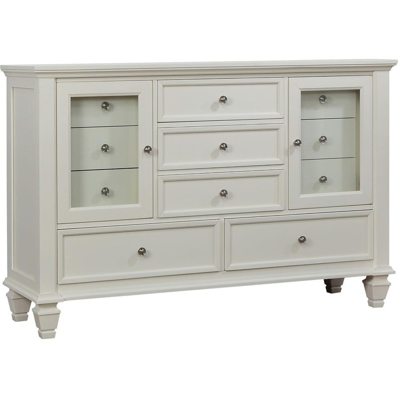  Coaster Furniture Sandy Beach 201301KEN-S5 7 pc King Panel Bedroom Set IMAGE 4