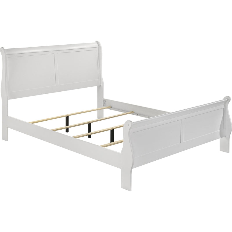  Coaster Furniture Louis Philippe 202441Q-S4 6 pc Queen Sleigh Bedroom Set IMAGE 2