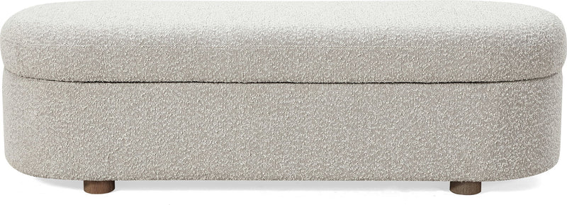 Virgil Kiki - Upholstered Hinged Storage Bench