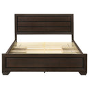 Coaster Furniture Kauffman 204390KW Wood California King Storage Panel Bed - Dark Cocoa IMAGE 5