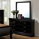 Furniture of America Louis Philippe III Dresser Mirror CM7866BK-M IMAGE 2