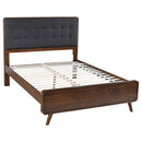  Coaster Furniture Robyn 205131Q Wood Queen Platform Bed - Dark Walnut IMAGE 1