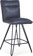 Crossroads - Demi Hairpin Leg Swivel Counter Stool (Set of 2)
