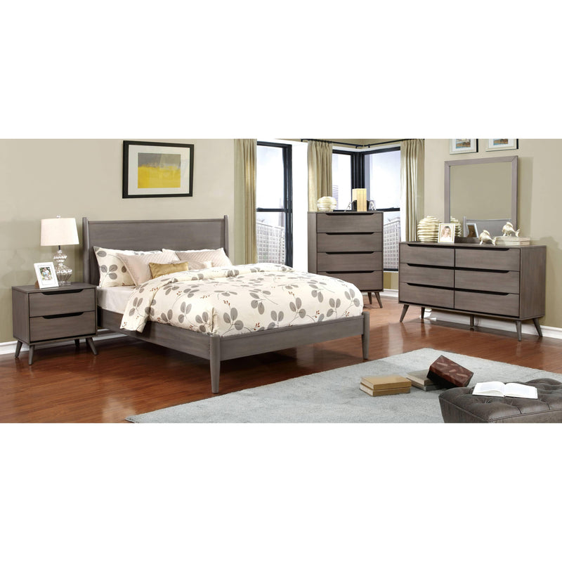 Furniture of America Lennart I Full Panel Bed CM7386GY-F-BED IMAGE 3