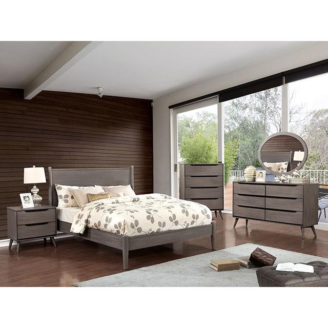 Furniture of America Lennart CM7386GY-T Twin Bed IMAGE 2