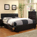  Furniture of America Burlington Queen Upholstered Panel Bed with Storage CM7009Q-BED IMAGE 1