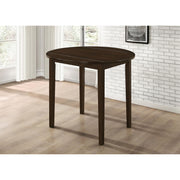 Coaster Furniture Bucknell 130005 3-piece Round Drop Leaf Dining Table Set - Cappuccino IMAGE 14
