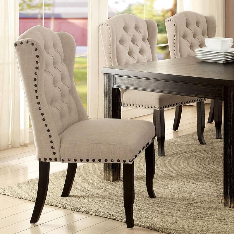 Furniture of America Sania I Dining Chair CM3324BK-SC-2PK IMAGE 2