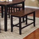 Furniture of America Dover II Counter Height Bench CM3326BC-PBN IMAGE 2