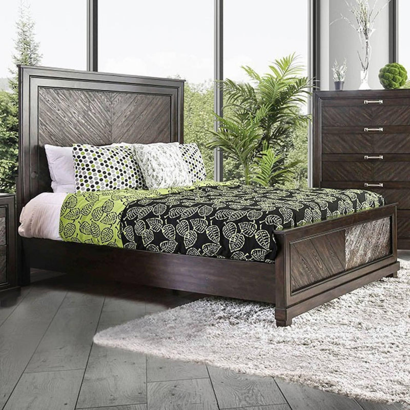 Furniture of America Argyros King Panel Bed CM7315EK-BED IMAGE 1