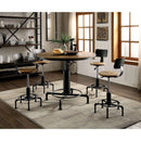 Furniture of America Round Fran Counter Height Dining Table with Pedestal Base CM3373RT-TABLE IMAGE 8