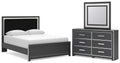 Zuraleus - Upholstered Panel Platform Bedroom Set