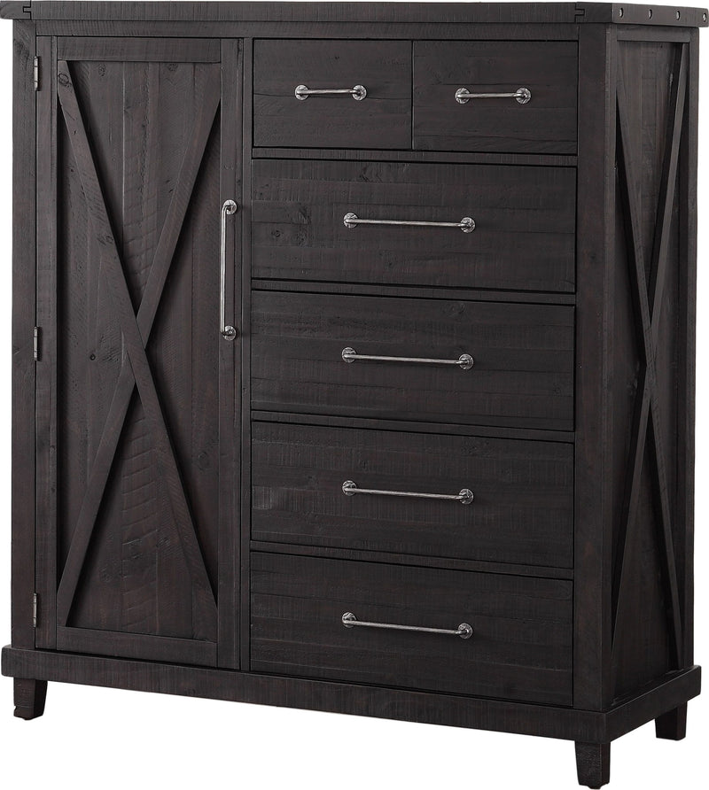 Yosemite - Solid Wood Gentleman's Chest - Cafe