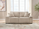 Carceri - 2-Piece Power Reclining Sectional Loveseat - Cashmere
