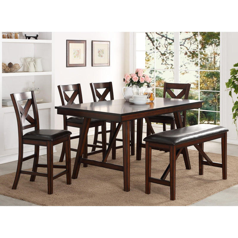  Crown Mark Vernon Counter Height Bench 2756-BENCH IMAGE 2