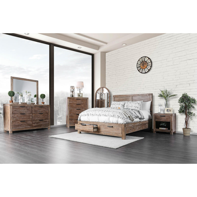 Furniture of America Wynton Queen Panel Bed with Storage CM7360Q-BED IMAGE 5