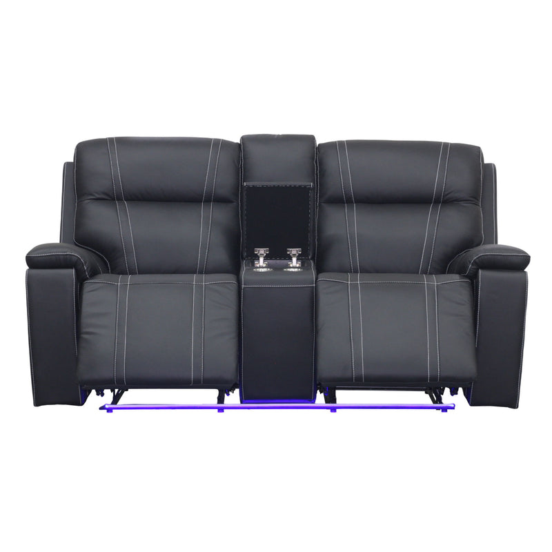 Hartley - Reclining Console Loveseat