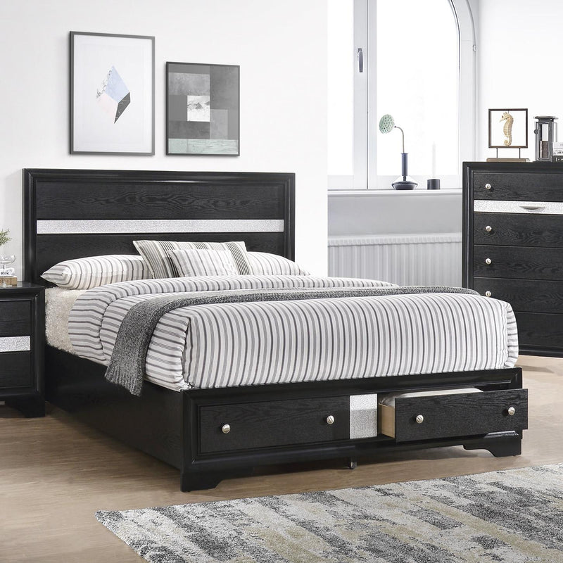 Crown Mark Regata King Panel Bed with Storage B4670-K-HBFB/B4670-K-RAIL/B4670-KQ-DRW IMAGE 1