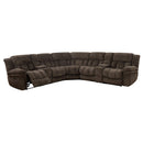  Furniture of America Irene Reclining Fabric 7 pc Sectional CM6585BR-SECT IMAGE 1