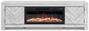 Cayboni - LG TV Stand With Fireplace Option