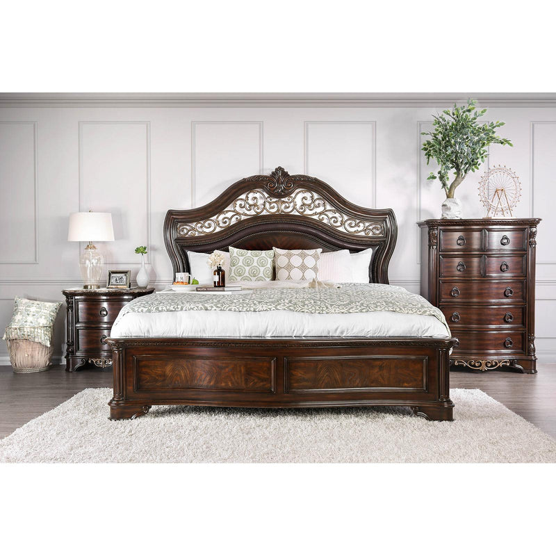 Furniture of America Menodora California King Sleigh Bed CM7311CK-BED IMAGE 3