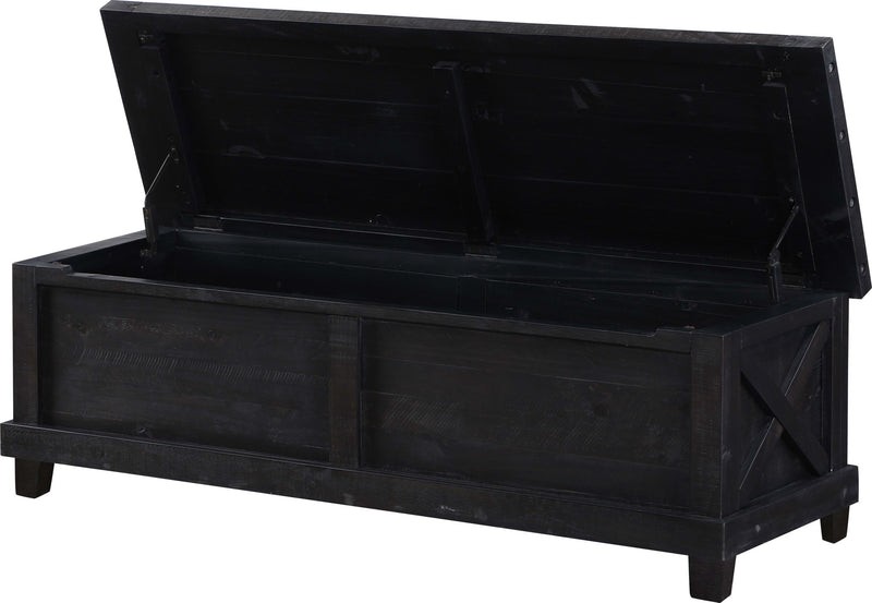 Yosemite - Solid Wood Blanket Box - Cafe
