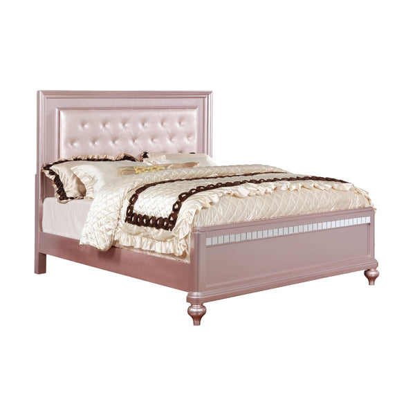 Furniture of America Avior Queen Upholstered Panel Bed CM7170RG-Q-BED IMAGE 1