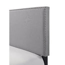  Crown Mark Erin Twin Upholstered Platform Bed 5271GY-T-NH IMAGE 2