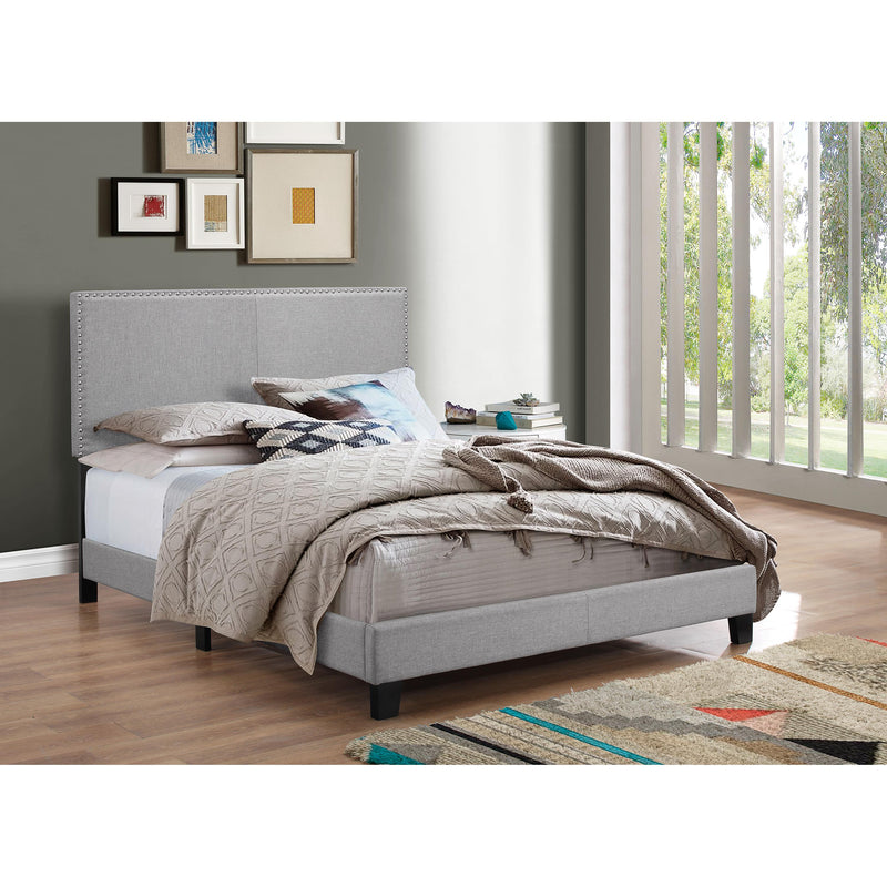  Crown Mark Erin Twin Upholstered Platform Bed 5271GY-T-NH IMAGE 3