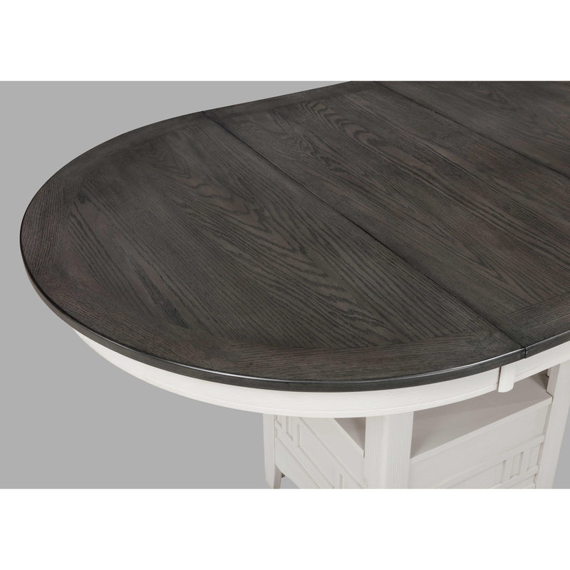 Crown Mark Oval Hartwell Counter Height Dining Table with Pedestal Base 2795CG-T-4260 IMAGE 2