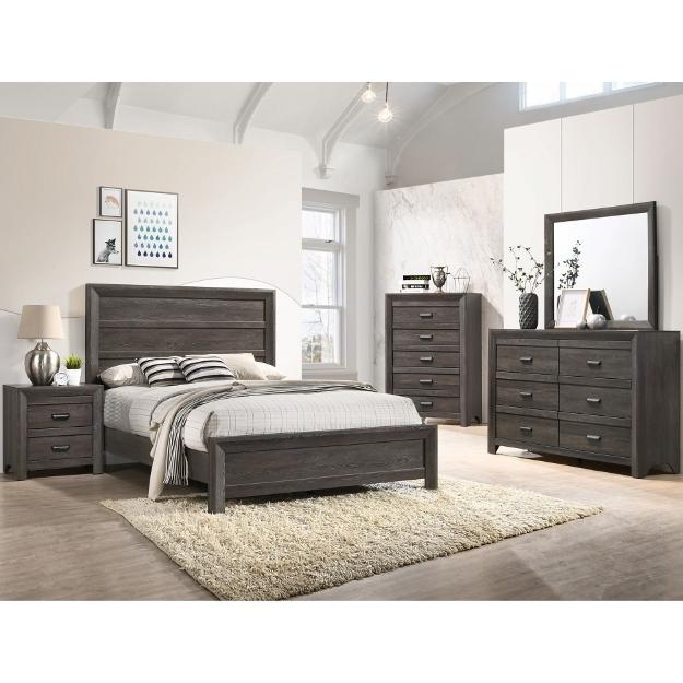 Crown Mark Adelaide Full Panel Bed B6700-F-HBFB/B6700-FT-RAIL IMAGE 2