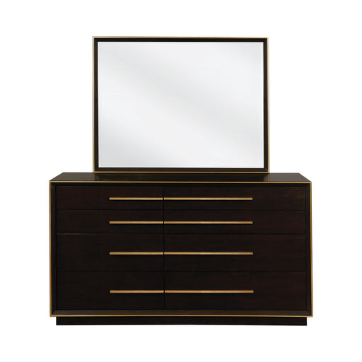  Coaster Furniture Durango 223264 Dresser Mirror - Smoked Peppercorn IMAGE 2