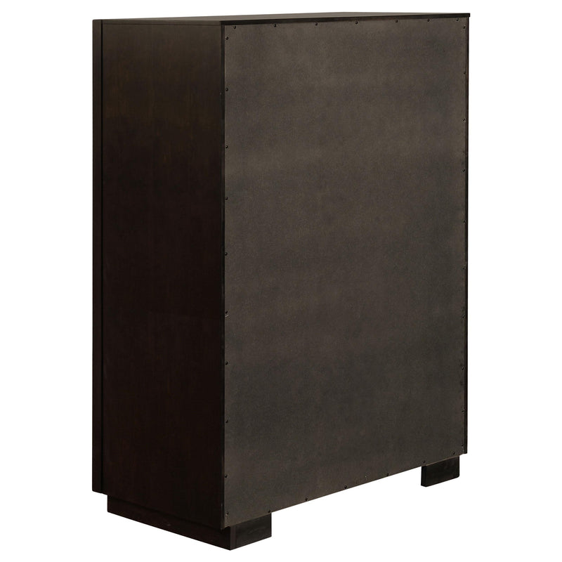  Coaster Furniture Durango 223265 5-Drawer Bedroom Chest - Smoked Peppercorn IMAGE 5