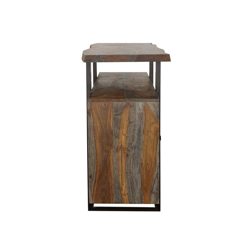  Coaster Furniture Ditman 110185 4-door Solid Wood Sideboard Buffet - Grey Sheesham IMAGE 5