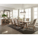  Coaster Furniture Brockway 110292 Upholstered Dining Chair - Barley Brown IMAGE 8