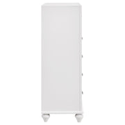  Coaster Furniture Barzini 205895 5-Drawer Bedroom Chest - White IMAGE 8